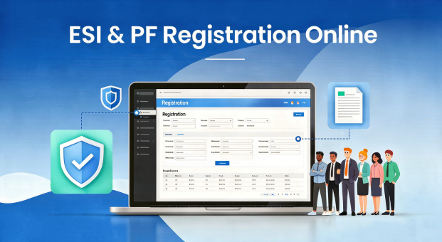 Employee welfare and social security registration ESI and PF by SHR